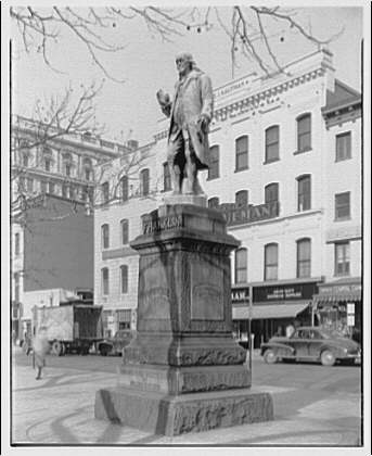 Statues and sculpture. Benjamin Franklin statue I | DC Historic Sites